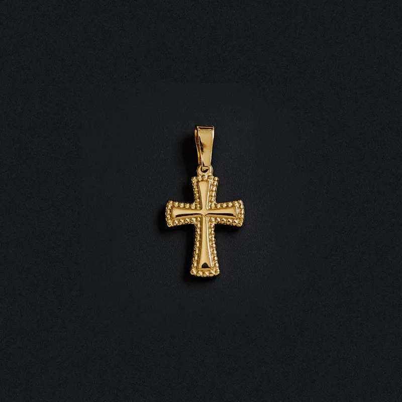 Portrait Coin Cross Peach Heart Angel Retro Pendant - 10 Style