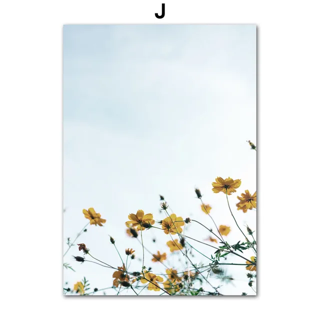 Reed Dandelion Dolphin Sea Beach Flower Wall Art Canvas Painting J - Shop at LoveMi