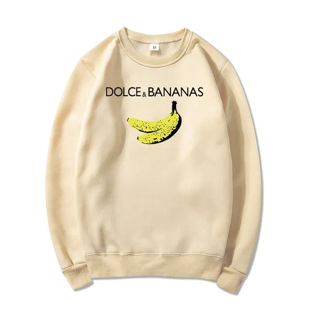 Banana Fruit New Men's Round Neck Sports Casual Long Sleeves Khaki - Shop at LoveMi
