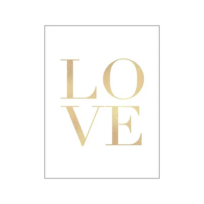 Nordic Modern Canvas Art Wall Painting Gold Foil Beach - Shop at LoveMi
