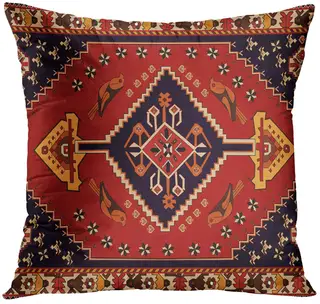 Persian Ethnic Linen Bohemian Pillowcase - 2301Style