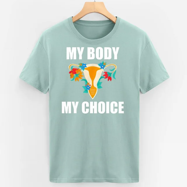 European And American T-shirt Feminism Cotton Plus Size - Green