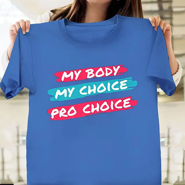 Fertility Freedom Pattern Women's Short Sleeves Blue - Shop at LoveMi