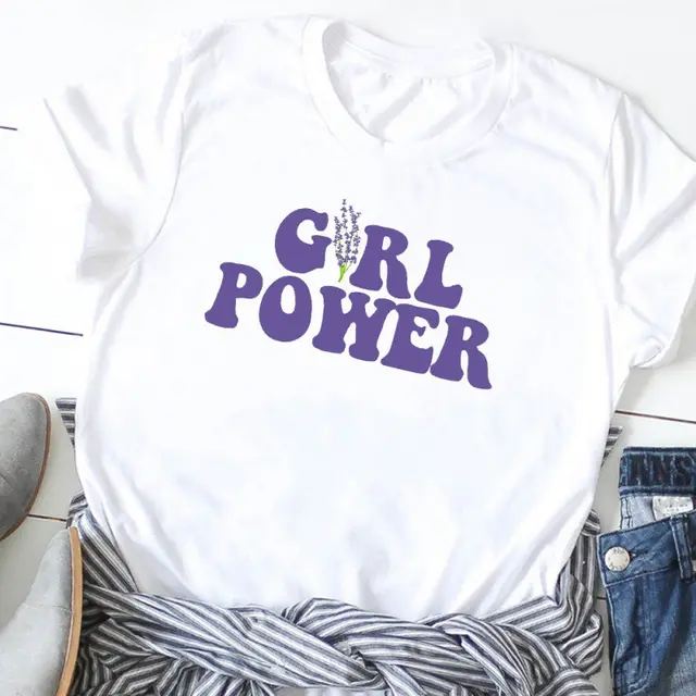 European And American Suffragette Round Neck Short sleeved T shirt 20304Color - Shop at LoveMi