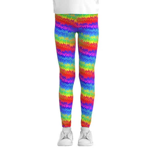 Digital Printing Leggings Girls Leggings Thin Stretch Pants 1008Color - Shop at LoveMi