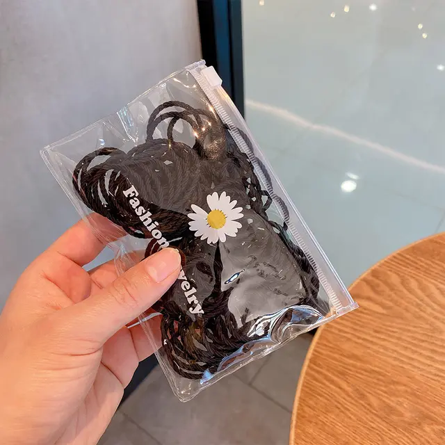 Girl Princess Color Head Hair Tie Rubber Band Black - Shop at LoveMi