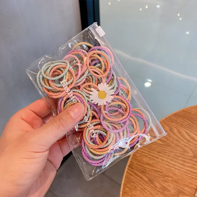 Girl Princess Color Head Hair Tie Rubber Band Candy Colors - Shop at LoveMi