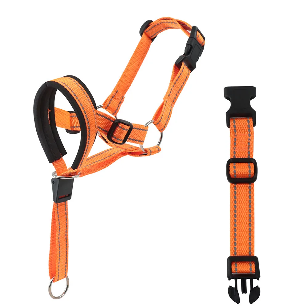 Anti Barking Anti Bite And Explosion Proof Pet Nylon Muzzle Orange - Shop at LoveMi