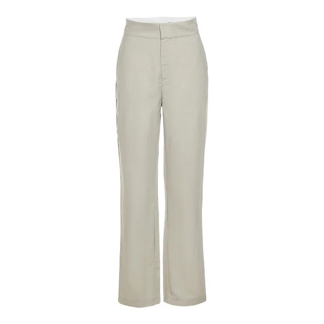 Women's Solid Color Fashion Slim Fit Cotton Lounge Pants Khaki - Shop at LoveMi