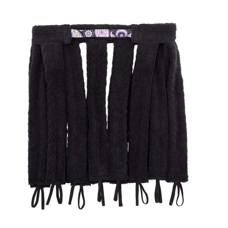 Sleeping Heatless Curling Iron Octopus Headband Black - Shop at LoveMi