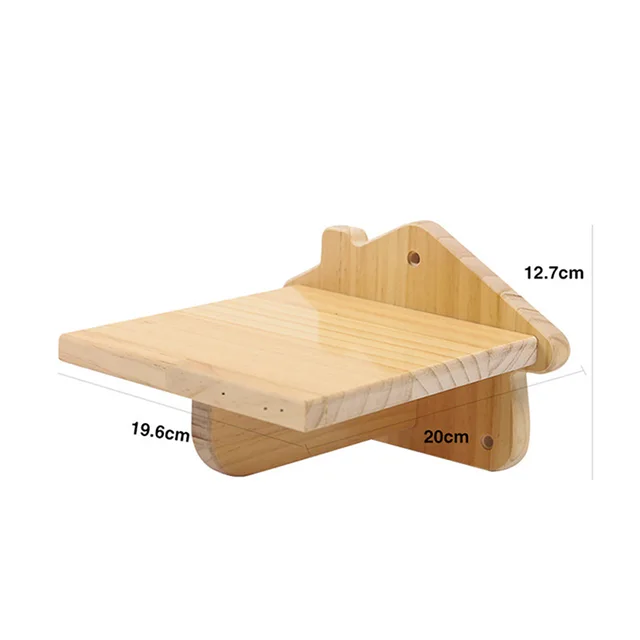 Pine Solid Wood DIY Cat Climbing Frame Cat Wall Hanging House Pallet - Shop at LoveMi
