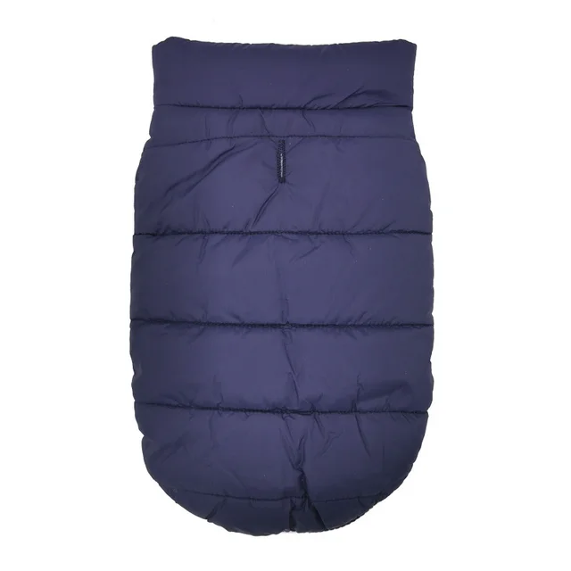 Autumn And Winter Thickened Warm Cotton Coat Dog Vest Padded Jacket Navy Blue - Shop at LoveMi
