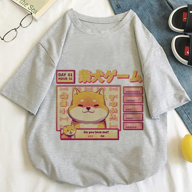 Cute Women's Cat Cartoon Pattern T shirt 3 Style - Shop at LoveMi