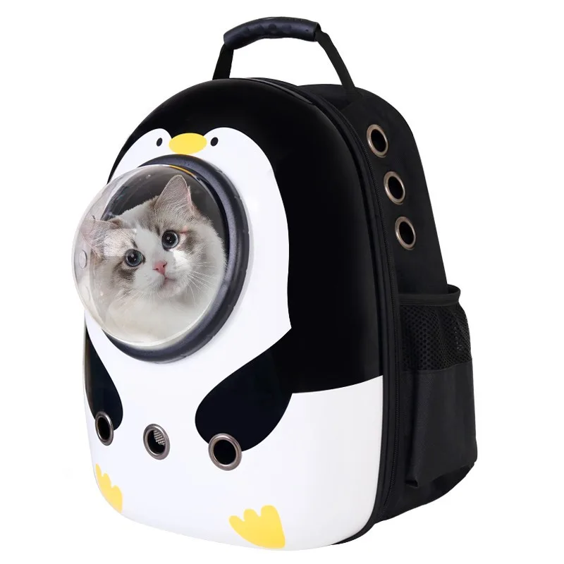 Portable Breathable Space Pet Bag Travel - Penguin