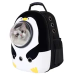 Portable Breathable Space Pet Bag Travel - Penguin