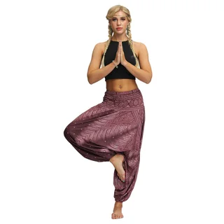 Boho Print Women's Sports Fitness Yoga Bloomers - Style4.
