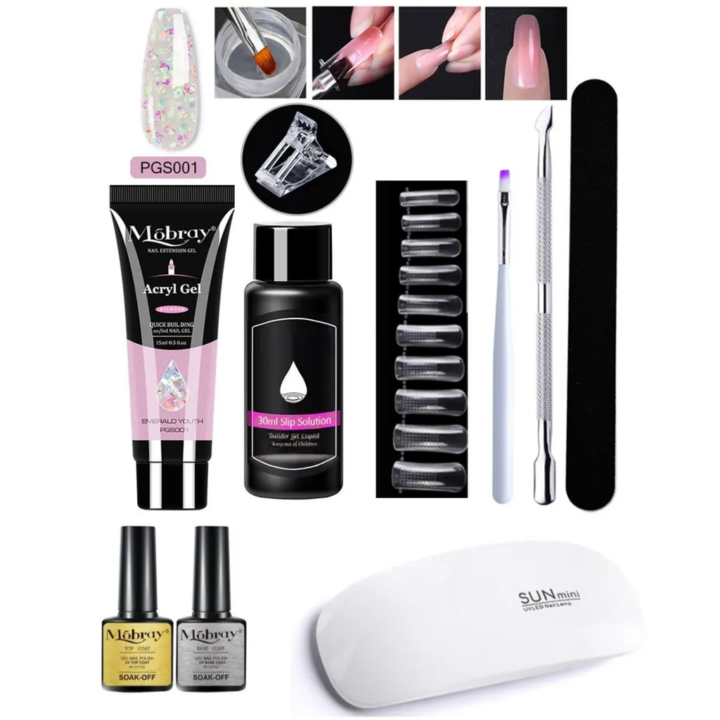 7-Piece Nail Art Crystal Extender Set - Pgs001 Packing Set