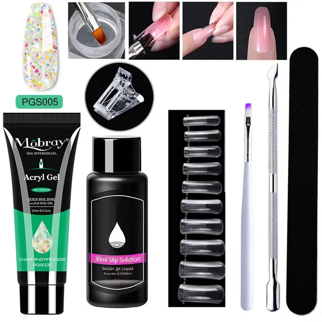 7 Piece Nail Art Crystal Extender Set Pgs005 - Shop at LoveMi