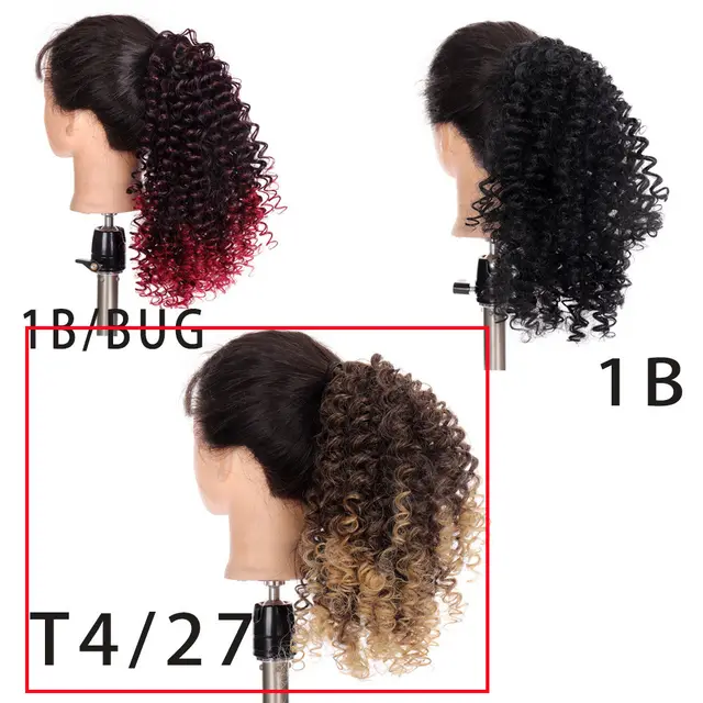 Small Curly Ponytail Chemical Fiber Elastic Mesh Wig Braid Cj580T427 - Shop at LoveMi