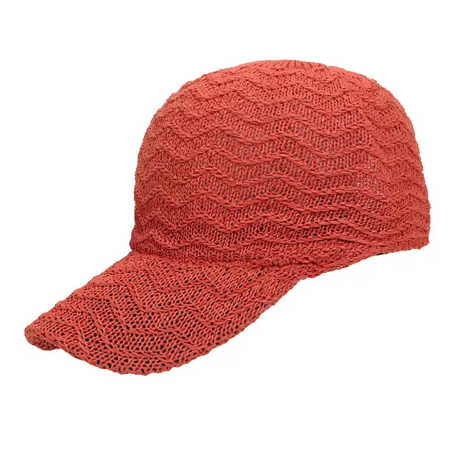 Women's Summer Net Breathable Shade Baseball Hat Orange - Shop at LoveMi