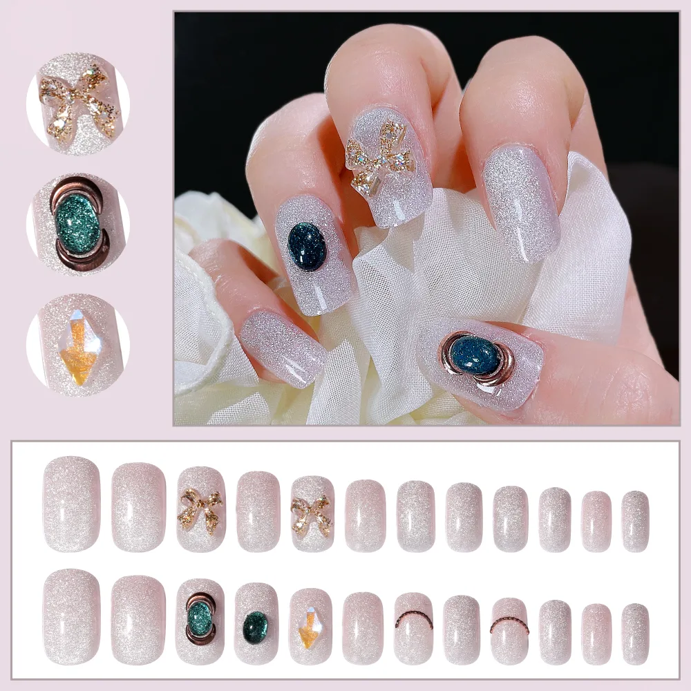 Fake Nail Patches Hand Wearing Art - 042Color