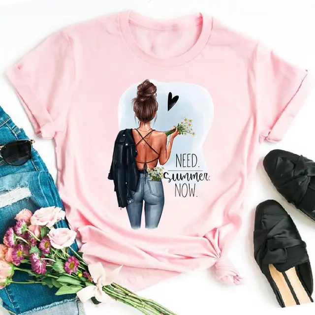 Sunflower Black Loose Short Sleeve T Shirt Wt02884 - Shop at LoveMi