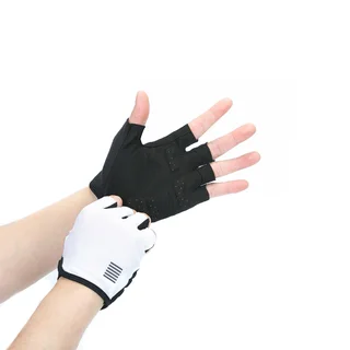 New Men's Half Finger Gloves For Mountain Bike Riding - White