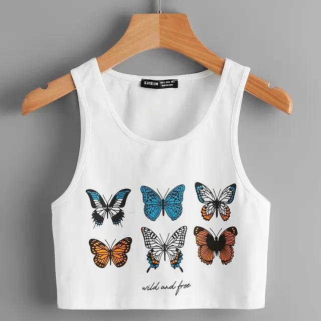 Summer New Cross border European And American Slim fit Fashion Plain Solid Color Shoulder Strap Women's Vest White - Shop at LoveMi