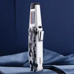 Personality Creative Windproof Straight Flush Pen Gas Lighter - White Camouflage