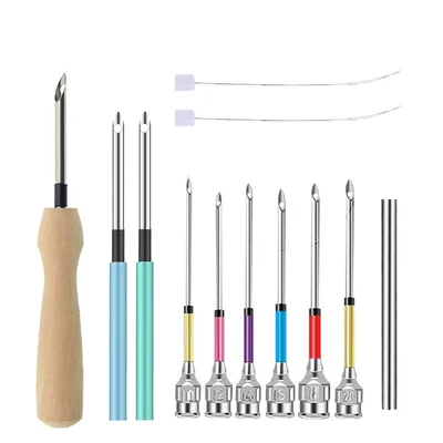 Homemade DIY Knitting Tools Embroidery Poke Needle Set Package One - Shop at LoveMi