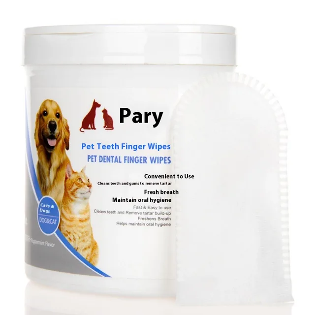 Oral And Dental Cleaning Wipes For Pet Cats And Dogs Oral Wipes 50Pieces - Shop at LoveMi