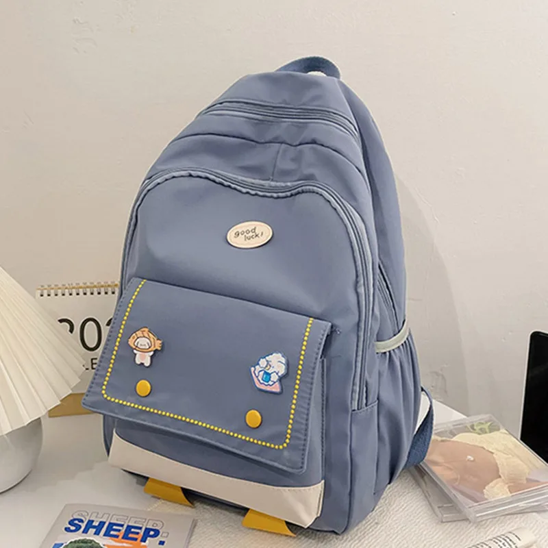 Women's Fashion Casual Cute Cartoon School Bag Blue - Shop at LoveMi