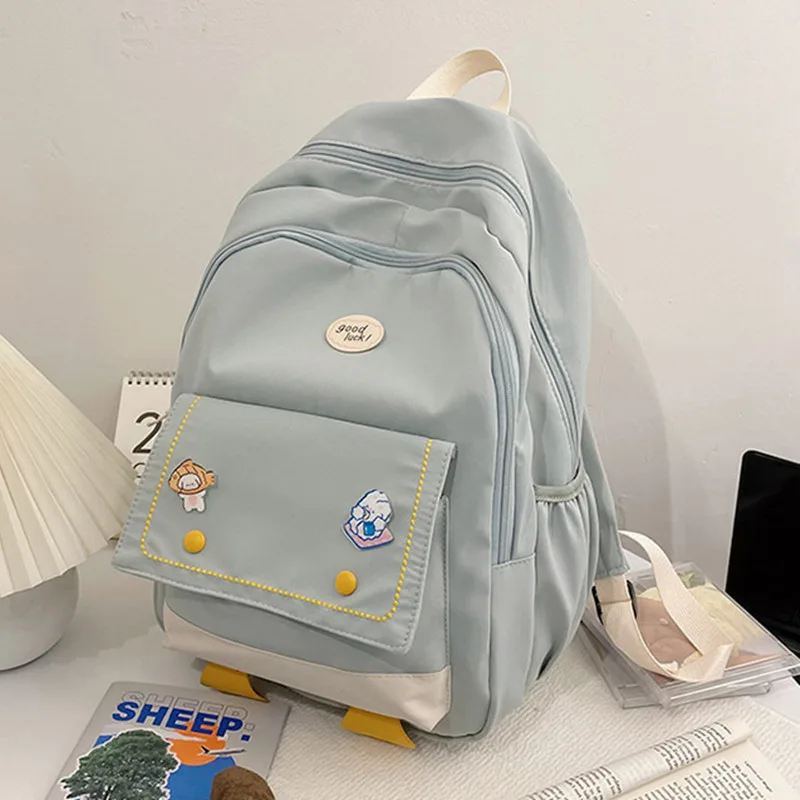 Women's Fashion Casual Cute Cartoon School Bag Green - Shop at LoveMi