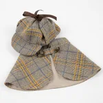 Detective Outfit Cute Personality Cloak Pet Dog Clothes - Camel