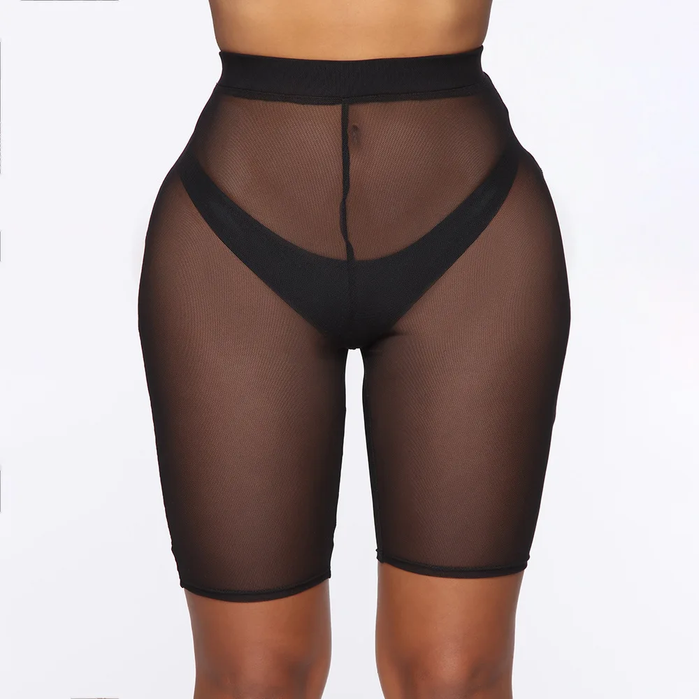 Women's Fashion Tight Sports Mesh Leggings Black - Shop at LoveMi