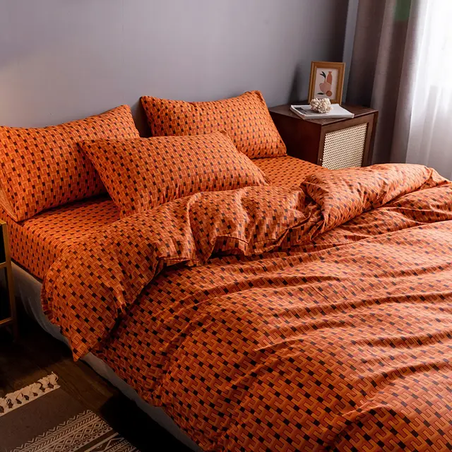 Pure Cotton Fitted Sheet Quilt Set Ivey - Shop at LoveMi