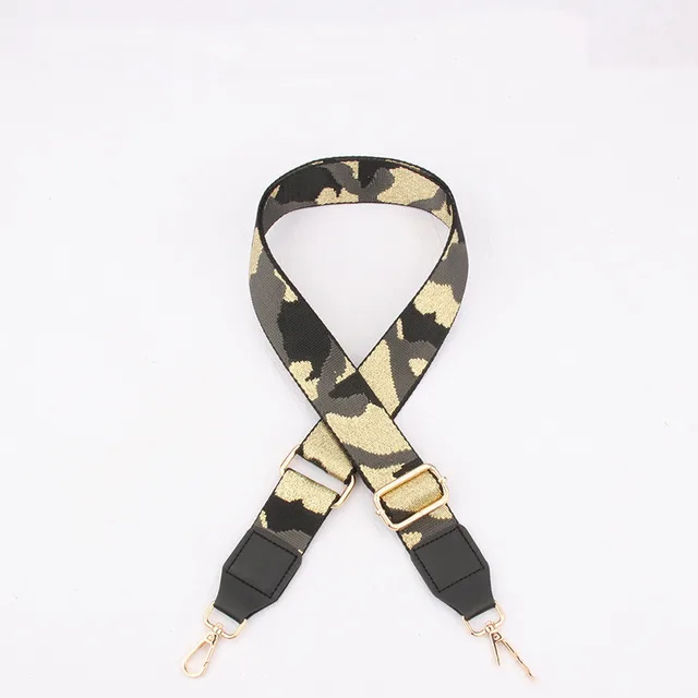 New Camouflage Webbing Thickened Wide Adjustable Bag Accessories Camouflage Gold Black Grey - Shop at LoveMi