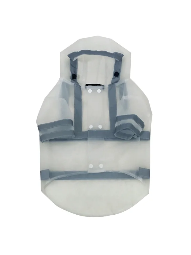 Dog Transparent Reflective Waterproof Raincoat Transparent - Shop at LoveMi
