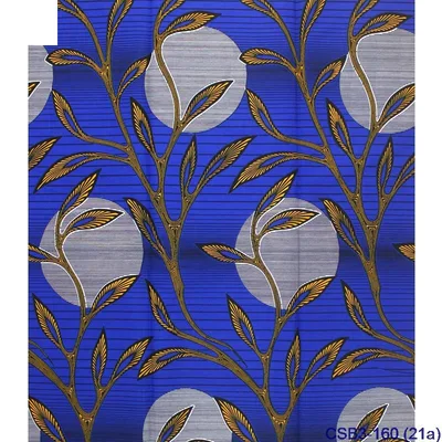 Cotton African Indian Printed Geometric Waxed Fabric 1Color - Shop at LoveMi