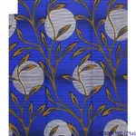 Cotton African Indian Printed Geometric Waxed Fabric - 1Color - View 1