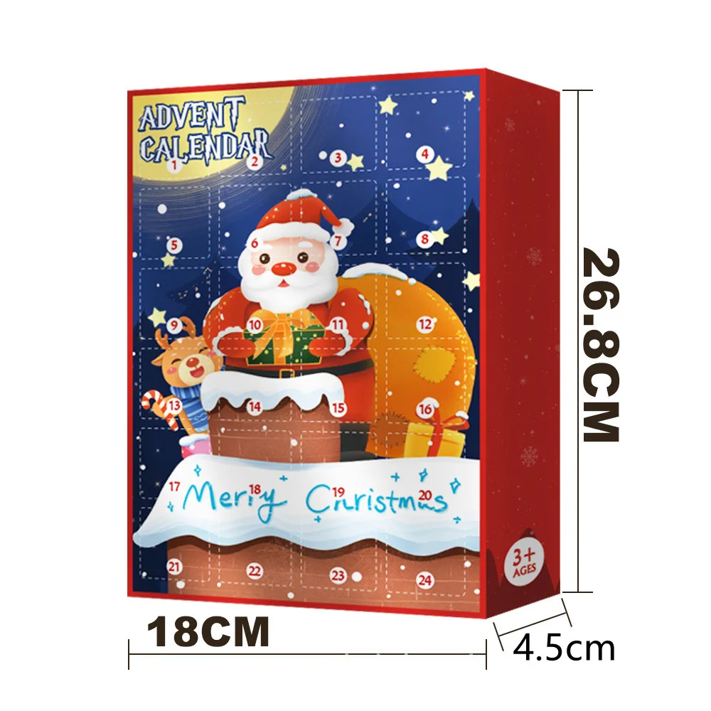 Christmas Blind Box Countdown Surprise Dismantling Toy Set Red Packaging - Shop at LoveMi