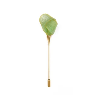 New European And American New Knotted Brooches - Bamboo Green