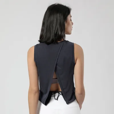 Back Split Running Fitness Loose Sports T Shirt Sapphire L - Shop at LoveMi