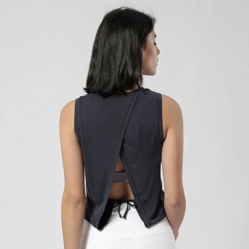 Back Split Running Fitness Loose Sports T Shirt Sapphire L - Shop at LoveMi
