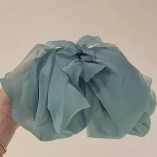 Women's High-quality Back Head Hair Accessories With Bow Hairpin - Sea Blue H05165