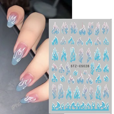 Facebook English Letters Fruit Graffiti Flame 3D Adhesive Stickers Stz Cs28 - Shop at LoveMi