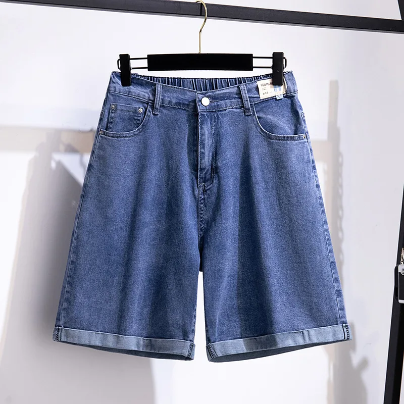 Women's Loose High Waist Cargo Pants - Blue