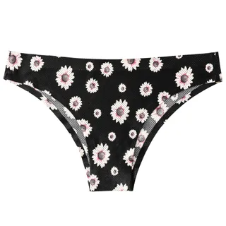 Hot One-piece Breathable Printed Seamless Underwear - Flower No14