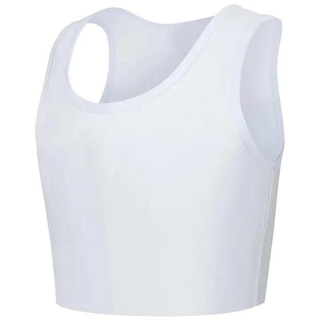Fashion Summer Yoga Solid Color Slim Fit Round Neck Camisole Casual Vest White - Shop at LoveMi