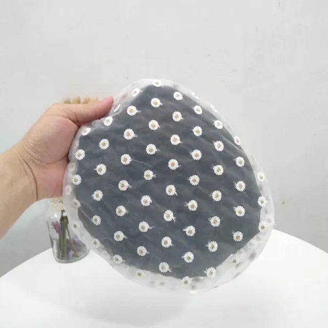 Hat Women Japanese Cute Daisy Mesh Beret Black - Shop at LoveMi